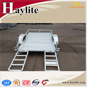 Full Hop dip galvanized tandem car trailer factory